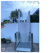 Azurlift installe une plateforme levante dans une villa à Menton